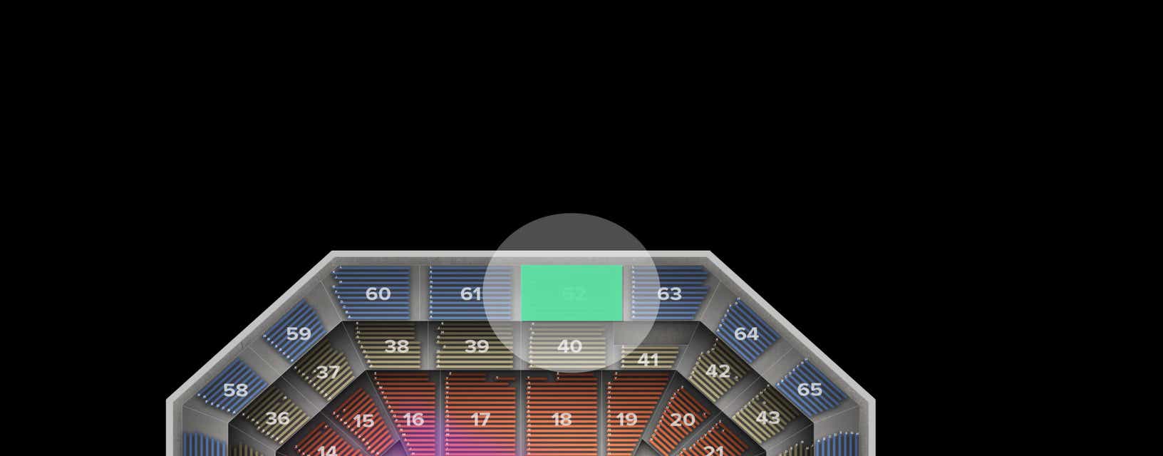 Seat view from Bowl