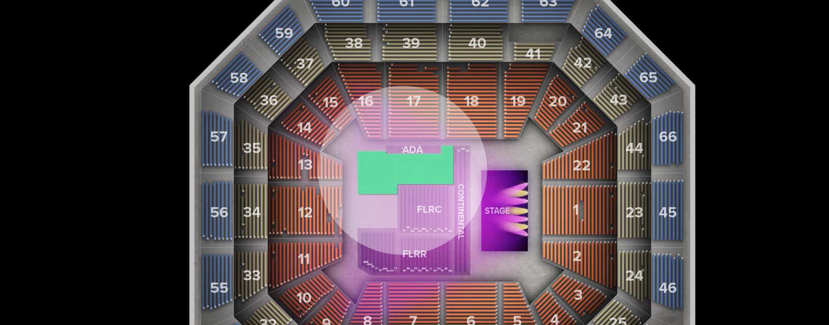Seat view from Floor