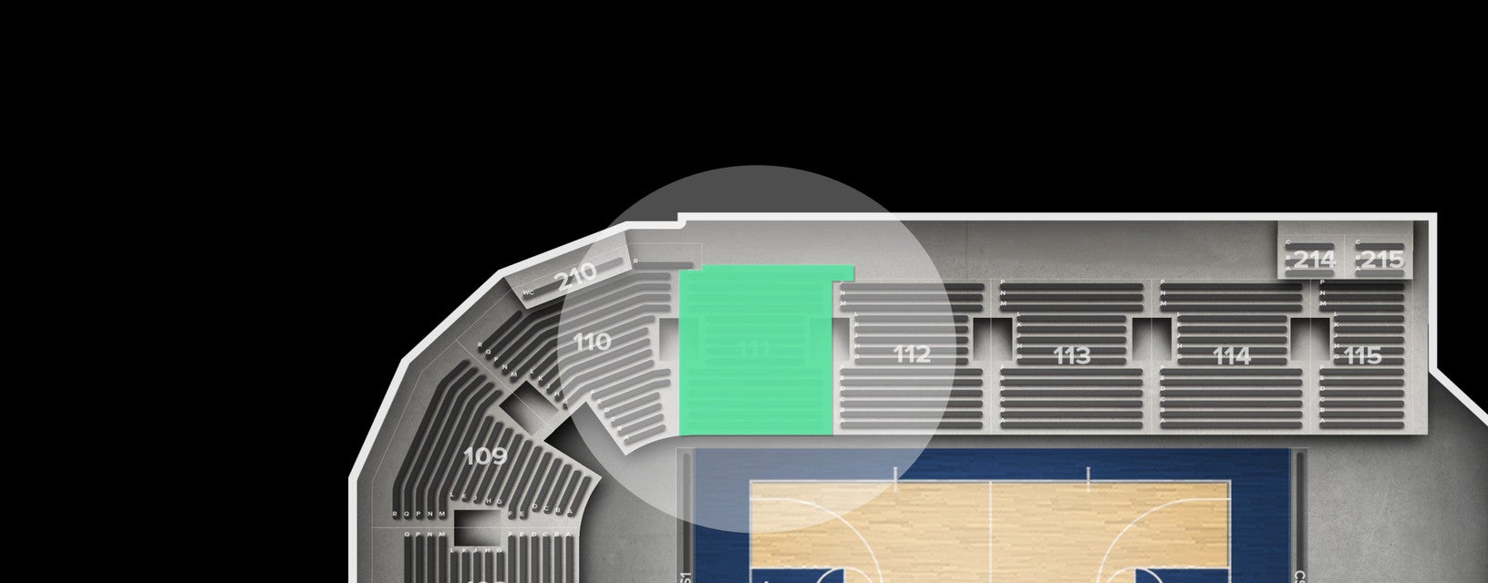 Seat view from Lower