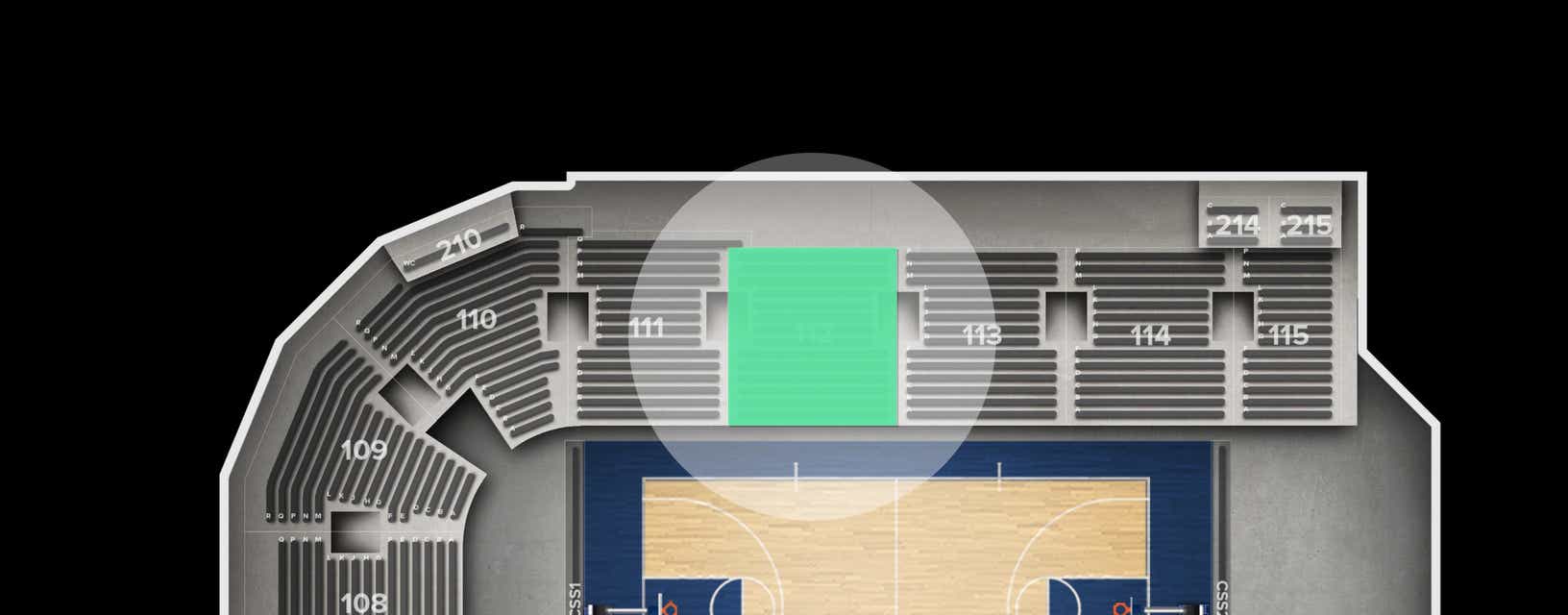 Seat view from Lower