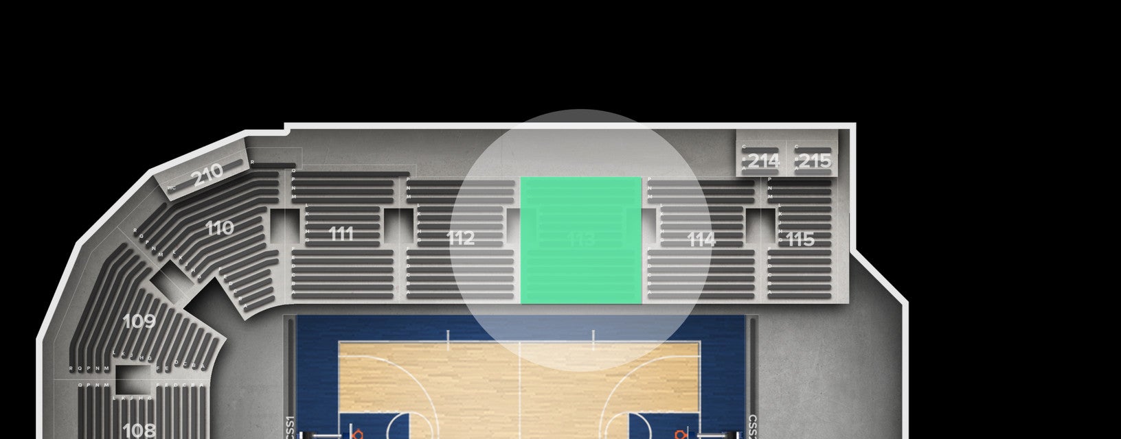Seat view from Lower