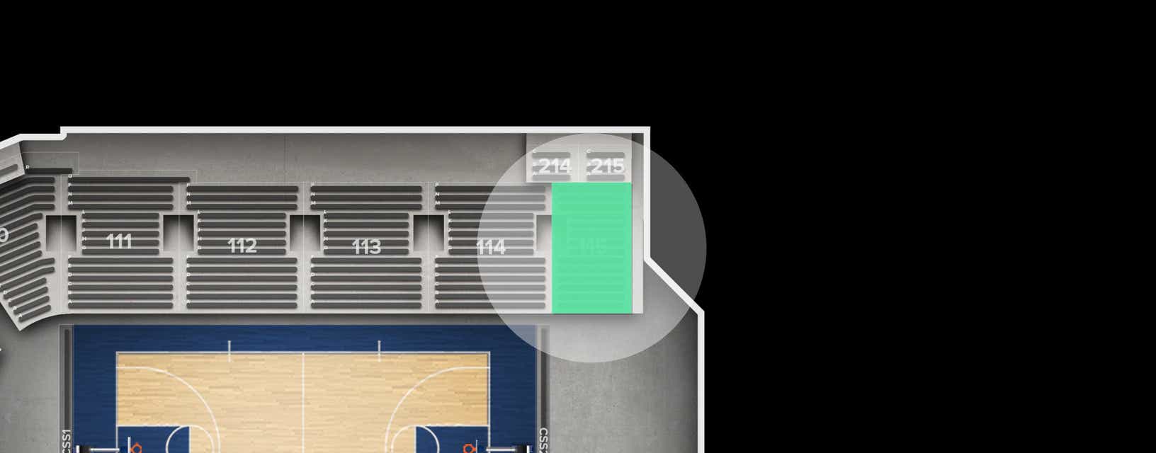 Seat view from Lower