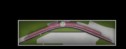 Seat view from Tri Oval Twr