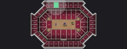 Seat view from Upper