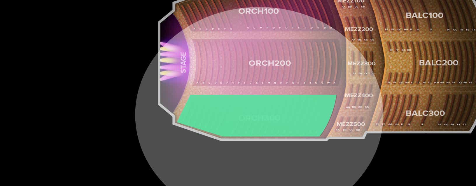 Seat view from Section