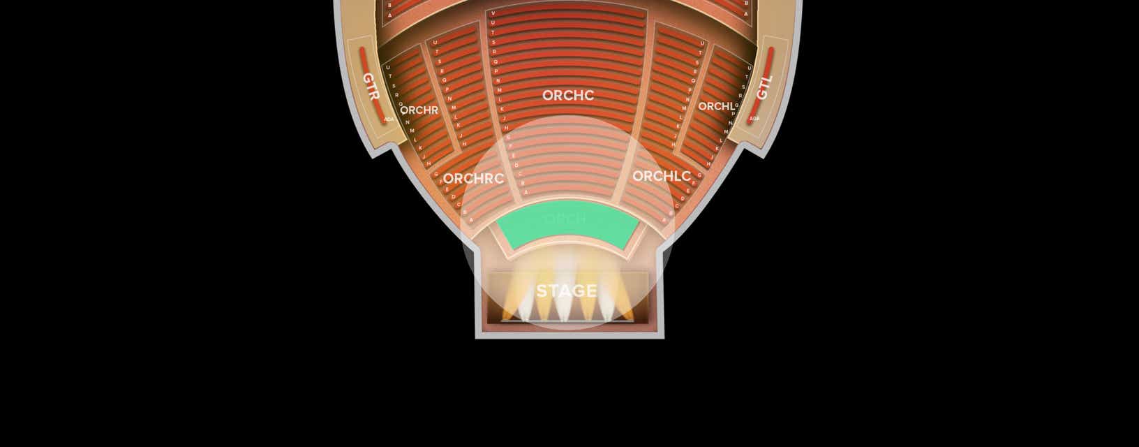 Seat view from