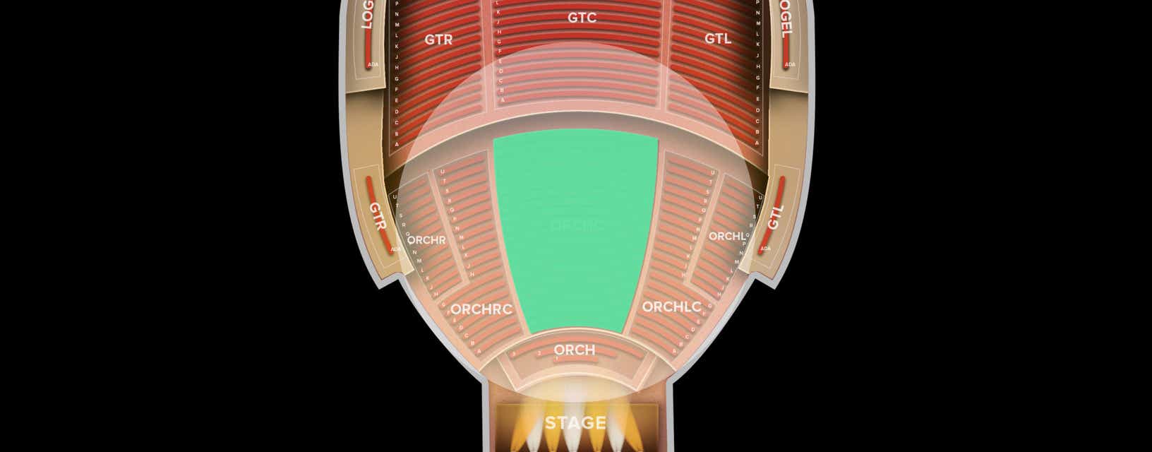 Seat view from