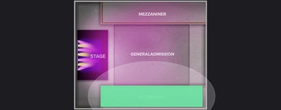 Seat view from Mezzanine