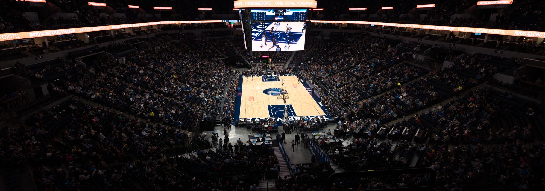 Seat view from Upper Level Baseline