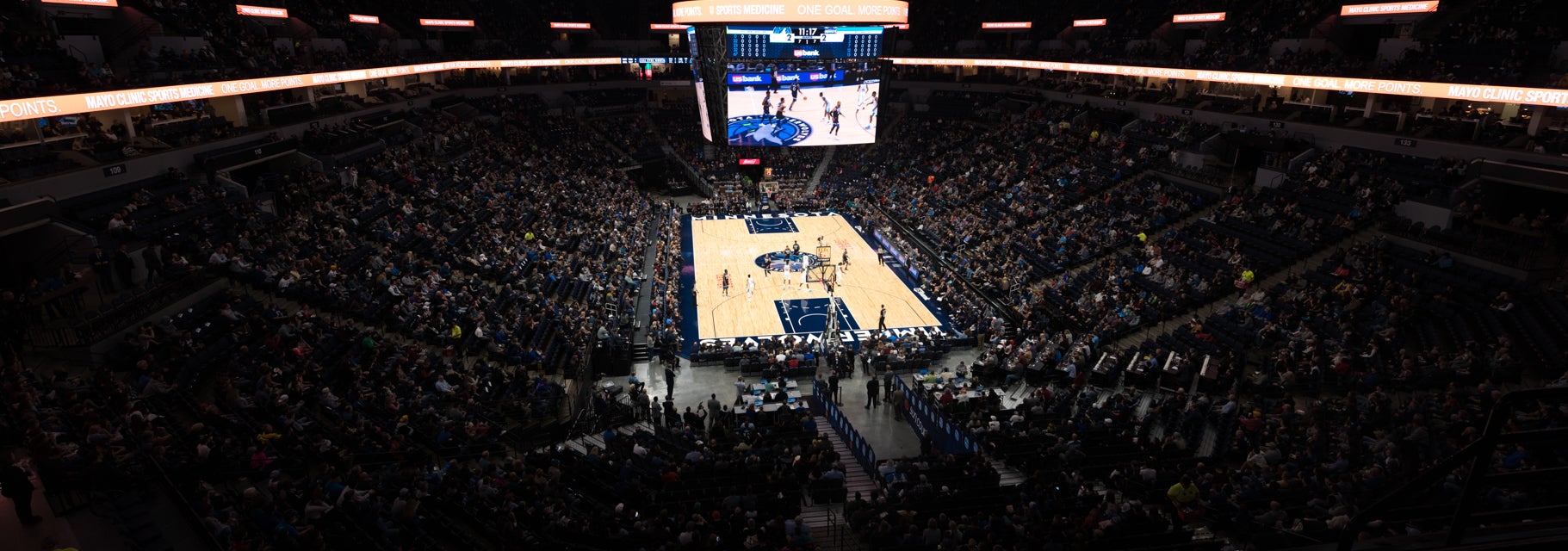 Seat view from Upper Level Baseline