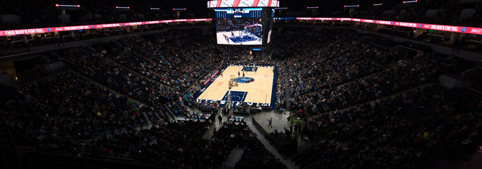 Seat view from Upper Level Baseline