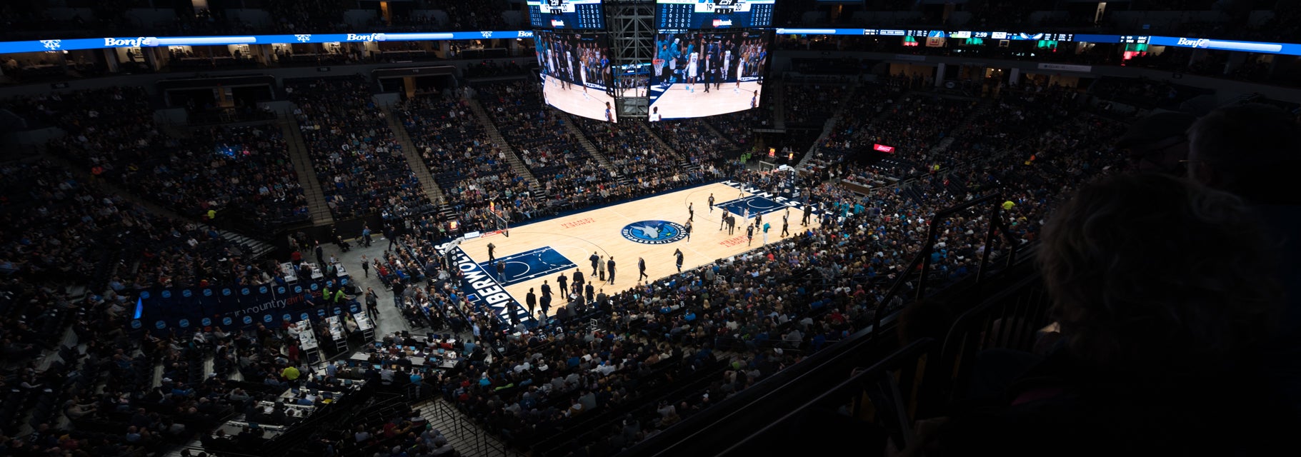 Seat view from Upper Level Center