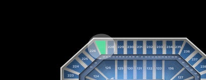 Seat view from Upper Level