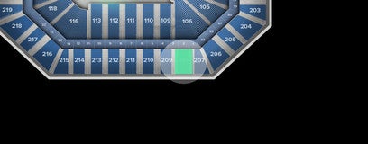 Seat view from Upper