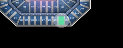 Seat view from Lower