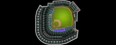 Seat view from Dugout Box