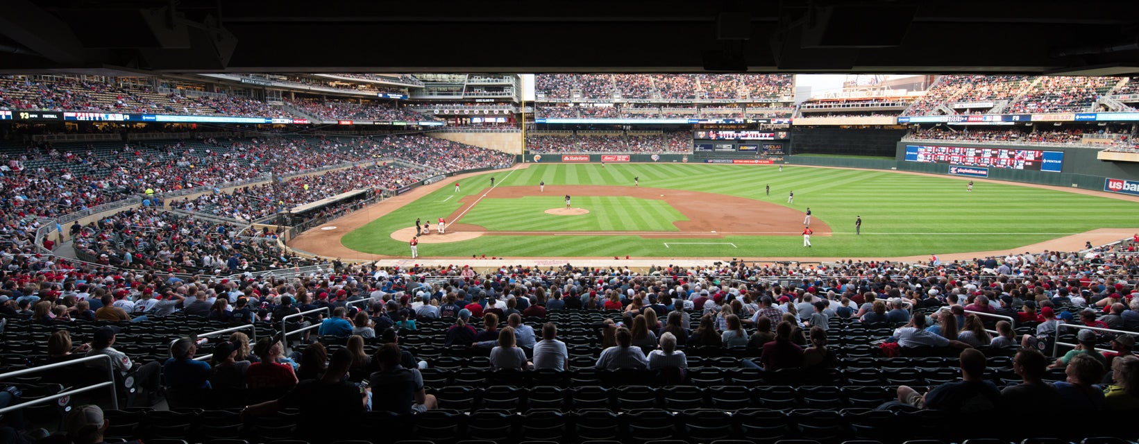 Seat view from Home Plate Box