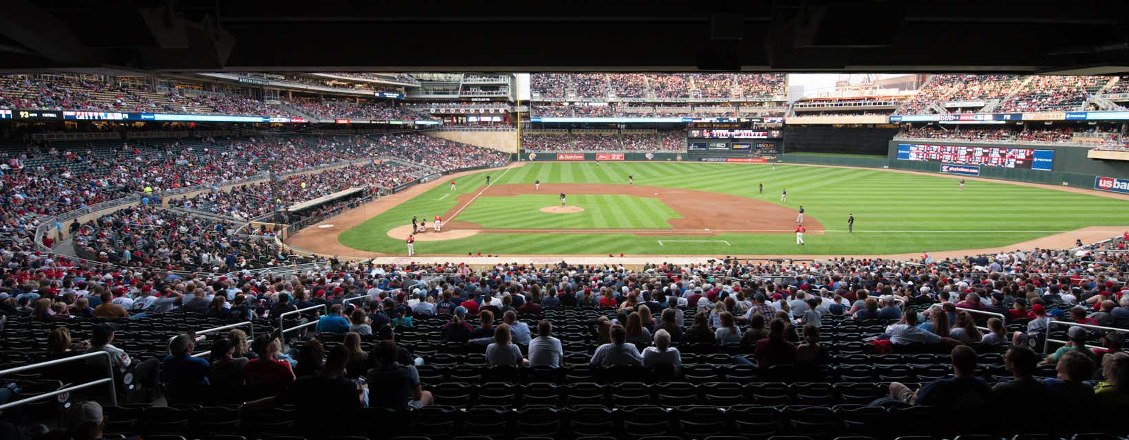 Seat view from Home Plate Box