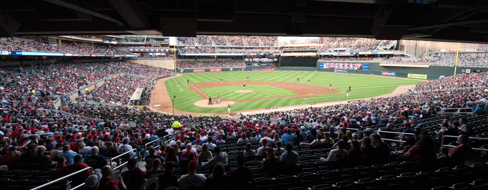 Seat view from Home Plate Box