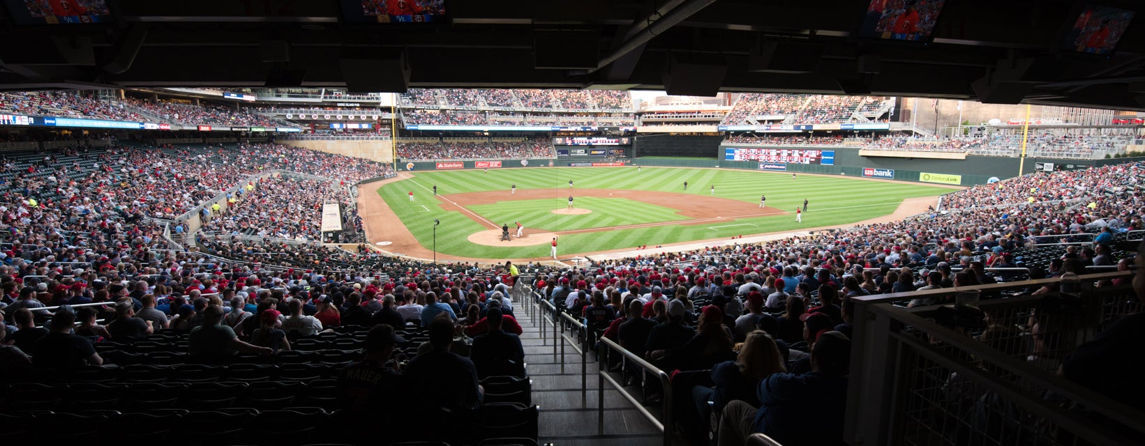 Seat view from Home Plate Box