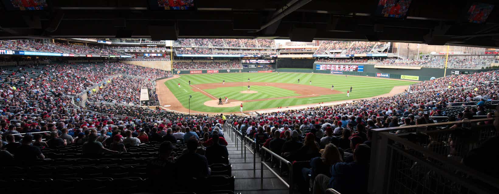 Seat view from Home Plate Box