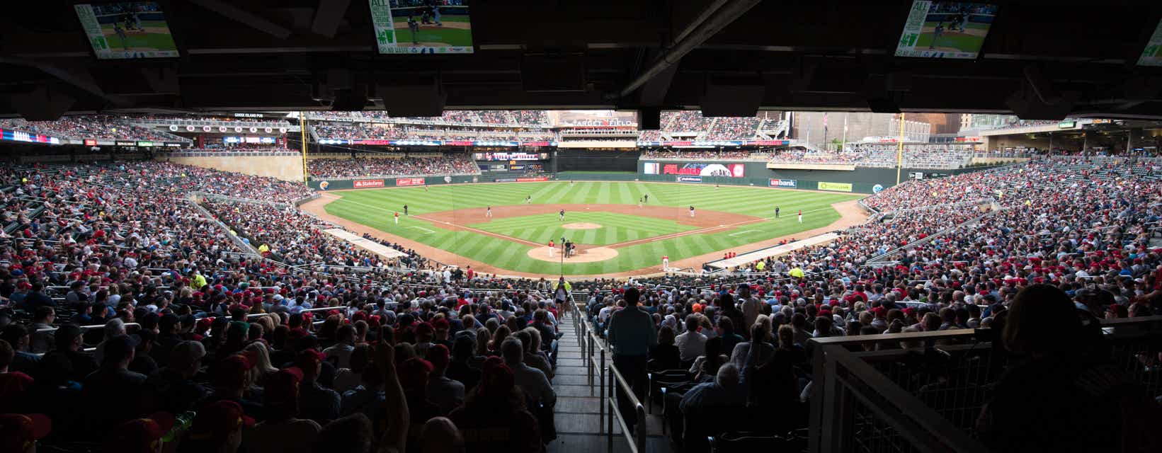 Seat view from Home Plate Box