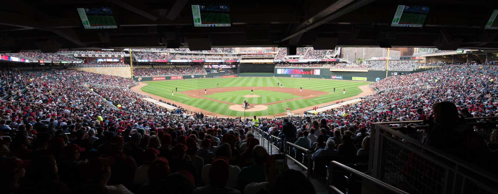 Seat view from Home Plate Box