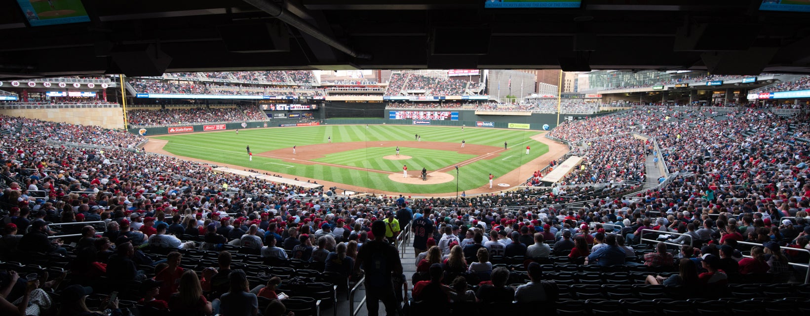 Seat view from Home Plate Box