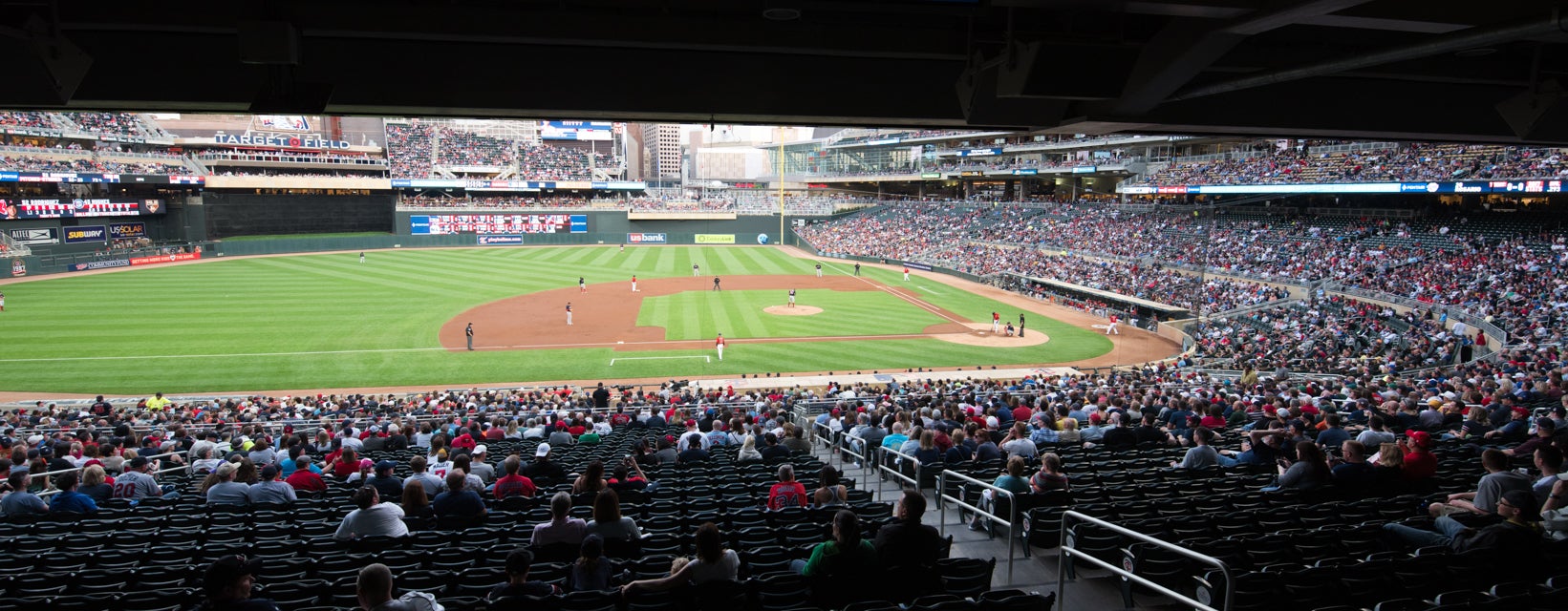 Seat view from Home Plate Box