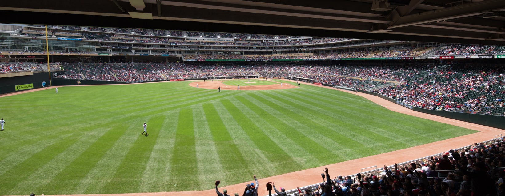 Seat view from Left Field Bleachers