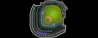 Seat view from 1B Home Plate Terrace