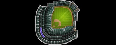 Seat view from 3B Home Plate Terrace