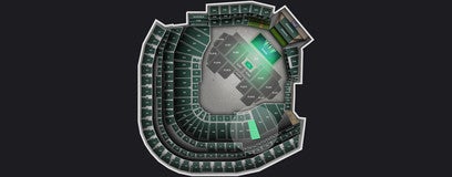 Seat view from 100 Level