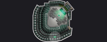 Seat view from 200 Level