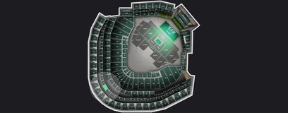 Seat view from 200 Level