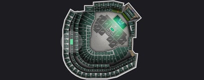 Seat view from 200 Level