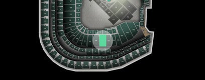 Seat view from Home Plate Box