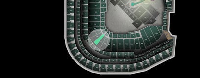 Seat view from Home Plate Box