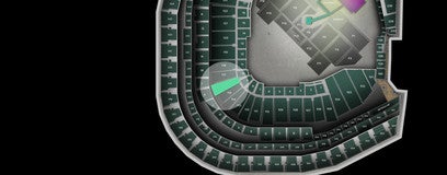 Seat view from Home Plate Box