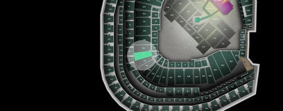 Seat view from Home Plate Box