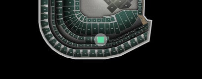 Seat view from Legends Club