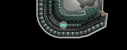 Seat view from Legends Club