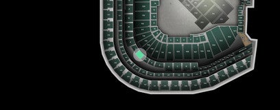 Seat view from Legends Club