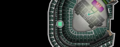 Seat view from Legends Club