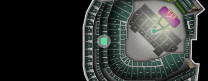 Seat view from Legends Club