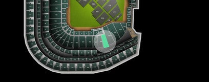 Seat view from 100 Level