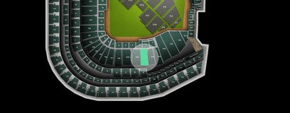 Seat view from 100 Level