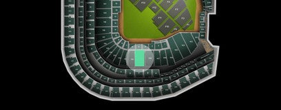 Seat view from 100 Level