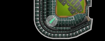 Seat view from 100 Level