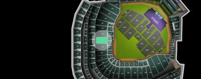 Seat view from 100 Level